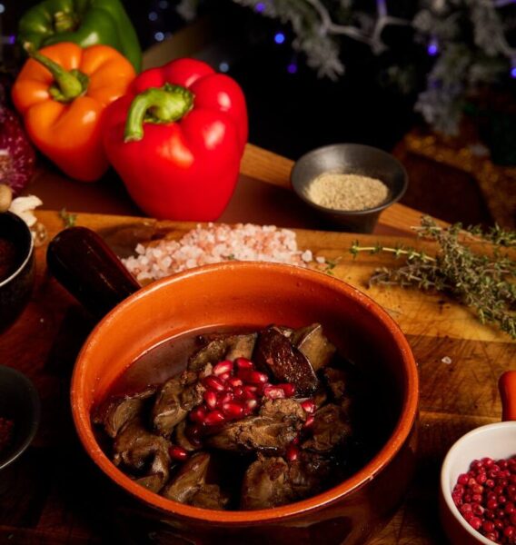 Ficatei de pui cu sos rodii